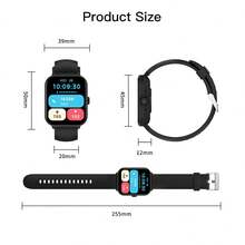 LIGE Smart Watch (Unisex): Pedometer, Waterproof Sports & Fitness Functions, Heart Rate/Blood Pressure/Sleep Monitoring, Alarm, Message Notification, Weather Display, Camera Control, Sedentary Reminder; Compatible With Android And IOS Systems. - View 9