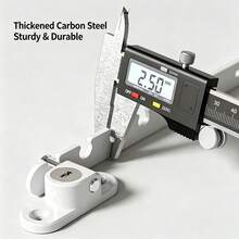 Children Safety Lock Door Window Windproof Support Lock Strap, Stainless Steel Material 5-Position Adjustable Door Window Limit Safety Lock, Indoor Baby Drawer Lock Strap Fixer - Multicolor - View 7