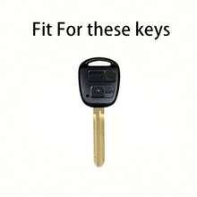 TPU Remote Smart Car Key Shell For Corolla Camry RAV4 Yaris Carina Avensis Land Cruiser Case Fob Cover Key Fob Cover Car Accessories - 3 Buttons - View 3