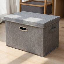 Foldable Storage Box With Lid For Home Clothes And Toys Organization - View 10