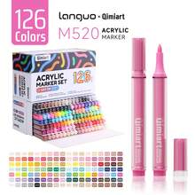 Languo New Product Launch 216/126/72/54/36/24 Color Bright Gel Pen Set (With Color Gift Box) Bright Gel Pen 1.0mm Gift Box Set High-Grade Color Painting Pen, Suitable For Student Learning, Back To School Season - Blue Fruit P600-55 - View 7