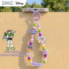 Mesuca Officially Licensed Disney Toy Story Beaded Phone Lanyard, 4 Styles Available, Cute Cartoon Character Wrist Strap, Colorful Bead Chain Bag Charm Pendant, Decor Accessory For Phone Case Backpack Handbag - View 13