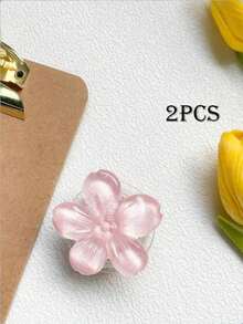 1pc/2pcs Cute 3D Flower Foldable Phone Holder, Fresh Floral Adhesive Bubble Phone Stand, Extendable Flower Phone Grip Holder, Suitable For Smartphones, Tablets And Phone Accessories, Ideal Gift For Friends - Multicolor - View 20