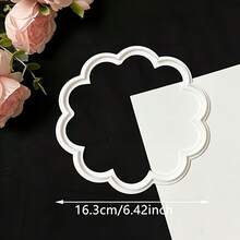 Flower Shaped Ceramic Mold, Ceramic Tools For Making Jewelry Trays, Jewelry Dishes, Wall Decor And Decorative Plates, Floral Outline Mold, Suitable For Polymer Clay, Modeling Clay And Air Dry Clay, Essential DIY Handmade Tools - Multicolor - View 9