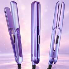 Alat Penata Rambut Profesional ANGENIL - Pelurus & Pengeriting 2-in-1. Plat Keramik Menciptakan Tekstur Rambut Halus dan Lembut. Fitur Tegangan Ganda, Pemanasan Cepat dan 8 Pengaturan Suhu yang Dapat Disesuaikan, Cocok untuk Semua Jenis Rambut. - Biru - View 4