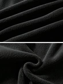 Men's Autumn/Winter Fleece Sweatshirt, Fashion Casual Warm Top - Black - View 4