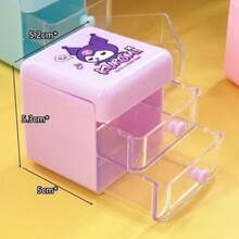 Hasbro [Authorized]Sanrio Desktop Drawer Storage Box, Sanrio Jewelry Organizer Box, Cute Gift Box, Creative Cartoon Design Suitable For Pens, Erasers, Rulers And Accessories With Cute Character Illustrations, Portable Storage | Playful Desk Accessories | Decorative Storage, Fun Office Supplies, Home Storage Desk And Drawer Organizer - One Size - View 7