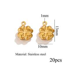 20-Piece Set Of 304 Stainless Steel 18K Gold-Plated Fashionable Star, Moon, And Geometric Pendants For DIY Necklace, Bracelet, And Jewelry Making - 1 Pendant - View 32