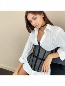 Women Exercise & Fitness Belt - Apricot - View 1