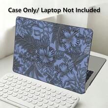 1pc Protective Case, Floral UV Printed Pattern, Laptop Protective Cover, Minimalist Lightweight Durable Protective Case Suitable For 13-Inch Neo Laptop Protective Case A3404 Model/ Air Pro 13.3 13.6 14.2 15.3 16.2 Inch/ Matebook D14/D16 - View 1
