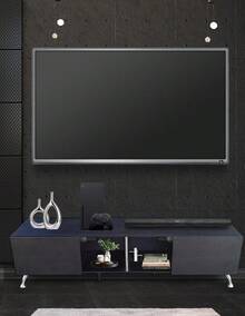 Television Stands & Entertainment Centers - Black - View 3