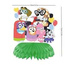 Cartoon Dog Themed Honeycomb Table Centerpieces, Table Decorations For Birthday Party, Dessert Table Ornaments For Party Decor Supplies - View 6