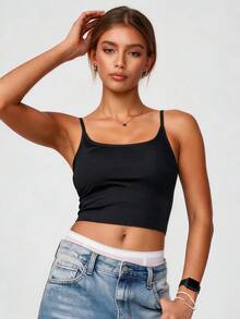 Runway Rest 3pcs/Set Women's Breathable Comfortable Padded Camisole Bras, Suitable For Outerwear - Multicolor - View 3