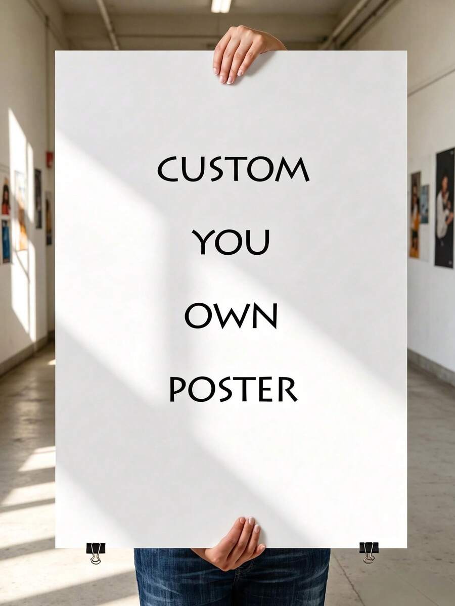 1pc Customized Poster, Personalized With Photos And Text, Suitable For Home Decor, Creating Lasting Memories, Adding Romantic And Emotional Atmosphere, Ideal For Anniversaries, Weddings, Birthdays And Special Occasions - Multicolor - View 1