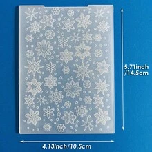 Christmas Embossing Plates, Snowflake, Christmas Tree, Decorative Ball, Thanksgiving Text, Floral Pattern Embossing Templates, For Greeting Card Making, Scrapbooking, DIY Paper Craft - Christmas-1 - View 31