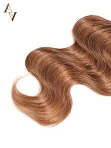 ARABELLA 1 Packs 10A Body Wave Honey Blonde Highlight Raw Brazilian Human Hair Bundles 100% Unprocessed Virgin Human Hair Weave Extensions Natural Looking Long Lasting - S4/27 - View 5
