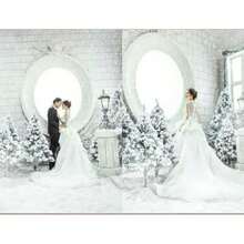 Christmas White Realistic Artificial Snow High-End Velvet Snow Pine Tree, 60cm-240cmwith Added Snow, Christmas Velvet Tree. - White - View 8