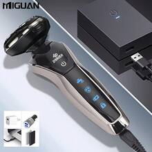 Electric Razor For Men, Combination Electric Shaver Nose Hair Trimmer USBRechargeable Portable Razor 3D Floating Blade Battery Capacity 600mAh - Black Silver - View 10