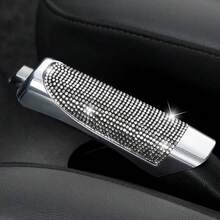 1 Set Penutup Rem Tangan dan Penutup Tuas Persneling Mobil, Dekorasi Kristal Berlian Imitasi, Aksesori Interior Mobil, Cocok untuk Wanita, Aksesori Mobil (Perhatikan Ukuran, Tidak Cocok untuk Semua Model) - Penutup rem tangan bertabur berlian - View 14