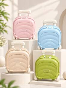 Suitcase, Carry-On Luggage, Travel Case-A Rolling Suitcase With A Retractable Handle. Lightweight And Portable, It Makes An Exquisite Holiday Gift - Multicolor - View 4