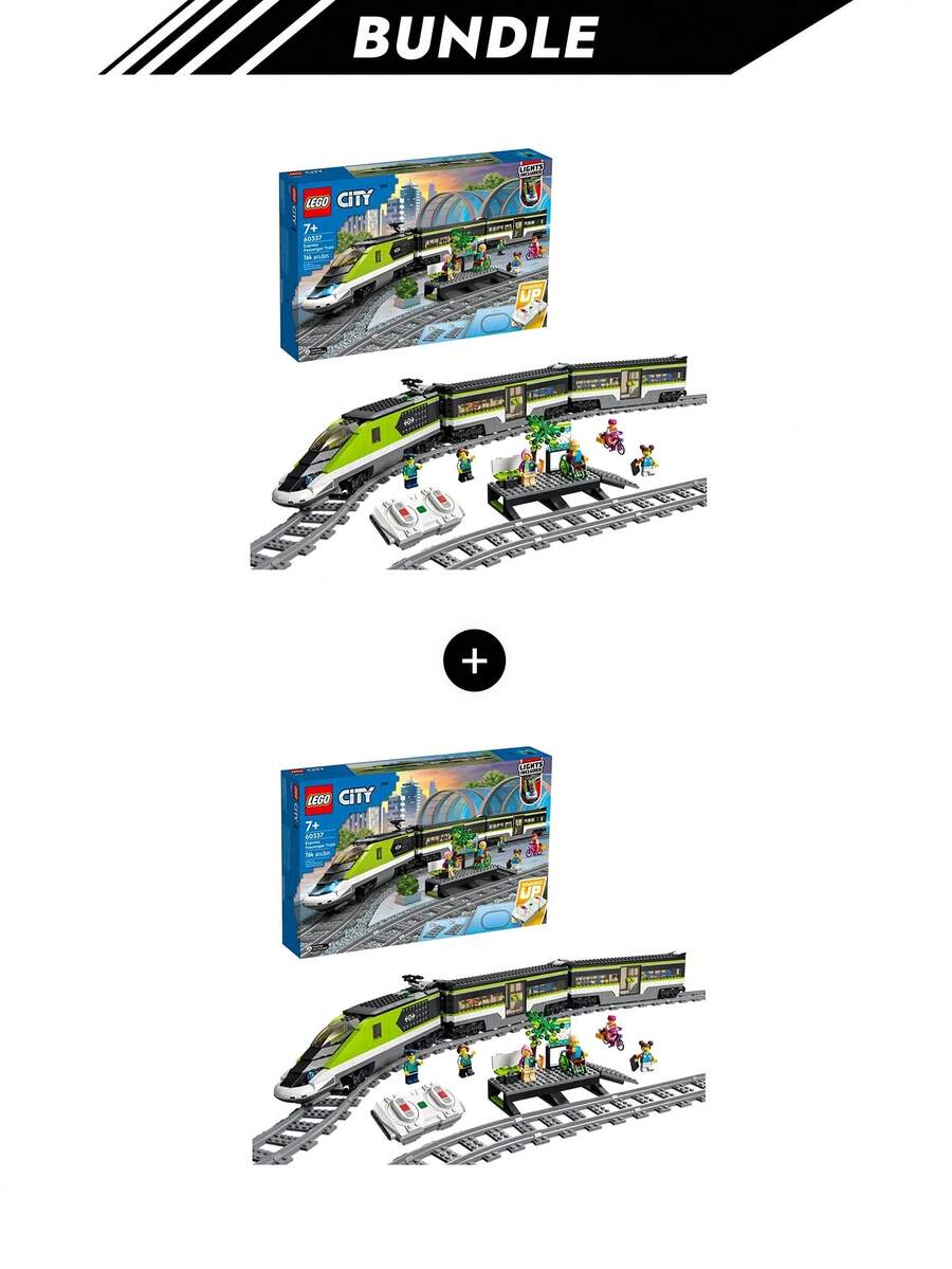 LEGO [Bundle] City® Passenger Express Train BOYS FIRST 60337 X 2 - Multicolor - View 1