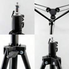 RP01-B Heavy Duty Metal Alloy Light Stand 50cm/110cm/160cm Tripod For Photo Studio Softbox Video Flash Reflector Lighting Background Stand - View 4