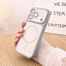 Luxury Vivid Colors Magnetic Case Compatible With Iphone 18 Pro Max 18 Pro, With Magnetic Wireless Charging And Screen Protector Phone Case Compatible With Iphone 16 Pro Max 17 Pro Max 16 Plus 17 12 11 15 14 13 - Titanium Gray - View 4