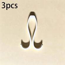 3/1pc Double-Sided Shower Door Hook, Bathroom Storage Rack, Suitable For Towels, Bath Balls, Underwear, Bath Brushes - Multicolor - View 10