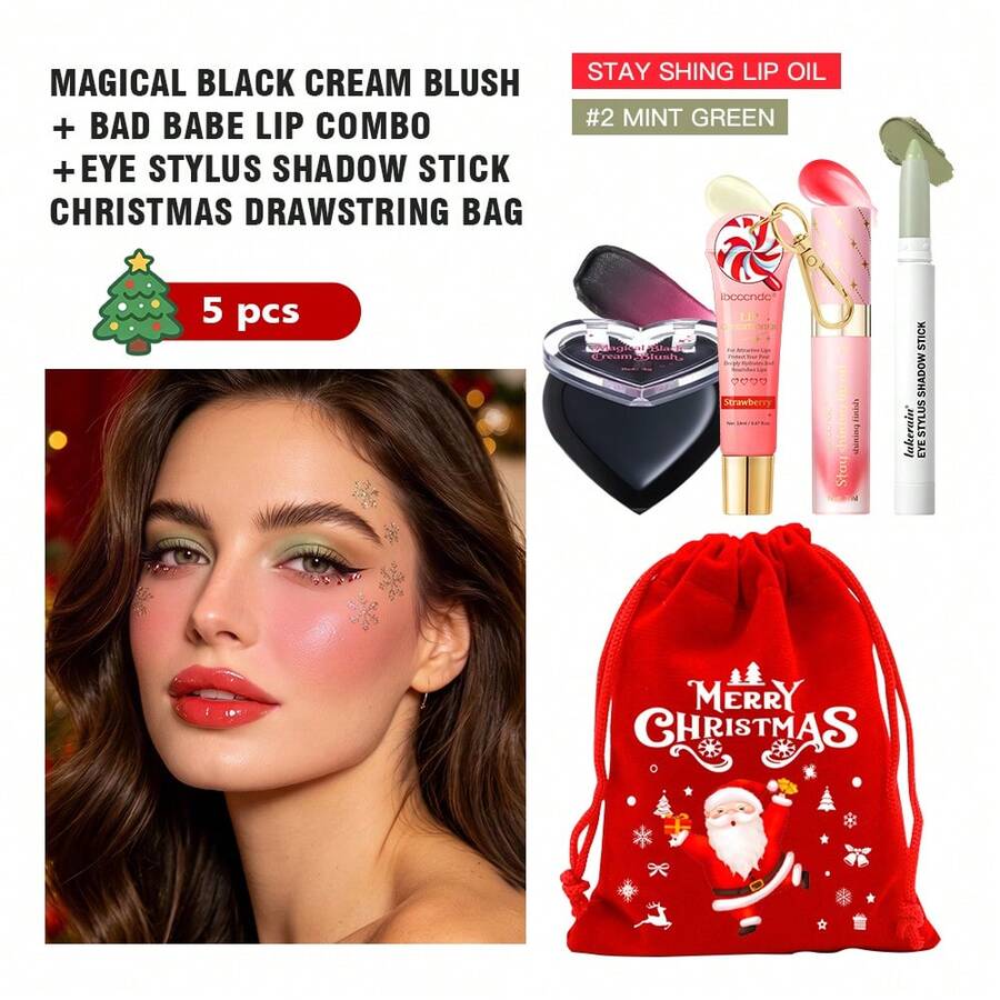 lakerain Korean Style Blush, Versatile Natural Look, Enhances Complexion, Asian Facial Makeup - SET - View 1