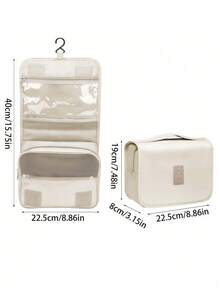Portable High Capacity Makeup Bags Toiletry Bag Hanging Waterproof Beach Storage Bag For Men And Women Back To School Holiday Travel Essentials - Multicolor - View 8