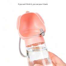 Pet Multi-Function Outdoor Portable Water Bottle, Essential For Dog Walking, Transparent Visible Leak-Proof Travel Water Cup For Outings - Large Capacity - View 5