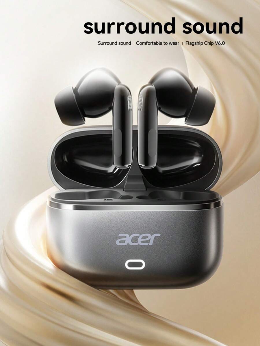 Acer OHR657 In-Ear Wireless Earbuds, Bluetooth 6.0 Technology, Stereo ...