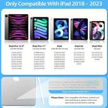 Palm Rejection Tilt Sensitivity Stylus Pen Compatible With Apple Pencil 2 1, For 2018-2023 6/7/8/9/10, Pro 11/12.9, Mini 5/6, Air 3/4/5 - Multicolor - View 9