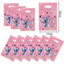 Hasbro 10pcs New Cute Gift Bags Children Birthday Party Favor Bags Stitch Design Candy Bags With Handles - Multi-color - View 4