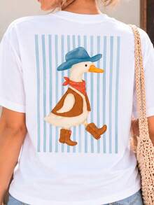 Women T-Shirts - White - View 3