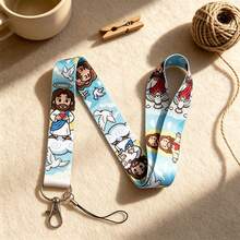 1 Piece Cute Jesus Lamb Dove Lanyard With ID Card Holder, Christian Cartoon Badge Holder For Work School Office, Lovely Gift For Believers - Multicolor - View 5
