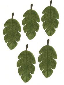 These Towels Feature A Banana Leaf Pattern Design And Are Made From Soft, Absorbent Coral Fleece Material. Perfect For The Bathroom, Kitchen, And Home, They Make A Great Gift For Plant Lovers And A Beautiful Decoration For Your Space - Multicolor - View 10