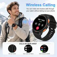 1.5 Inch Round Large Screen Smartwatch, Unisex, High Definition Quality, Silicone Strap, Message Notification, Call Answering, Convenient Music Control, Sports Mode, Best New Year Gift - View 6