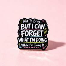 Enamel Lapel Pin Badge Brooches, Fashion Metal Decorative Pins For Backpack Bag Jacket Clothing, Perfect Gift For Men Women Best Friends - Multicolor - View 3