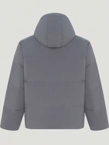 Adidas Men's DOWN PUF HD JKT Thick Down Jacket - Short LE4956 - Grey - View 2