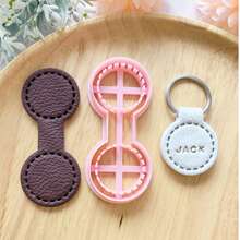 Minimalist Versatile Keychain Polymer Clay Cutting Mold, Geometric Shape Clay Cutting Mold, DIY Handmade Earring Pendant Brooch Making Tool, Compatible With Polymer Clay, 3D Printed Process, Clean Cut, Handmade Jewelry Floral DIY Craft Accessories, 3D Printed Process, Clean Cut, Handmade Jewelry Floral DIY Craft Accessories - Geometric - View 3