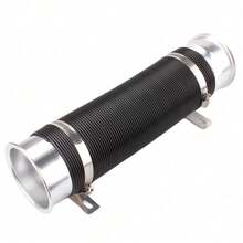 1 ống thông hơi ô tô kéo dài, ống dẫn khí nạp điều chỉnh được, ống nạp turbo, ống dẫn khí, nhiều màu Đen/Đỏ/Xanh dương/Bạc - A - Xem 11