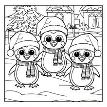 1 Adult Coloring Book 24 Pages Christmas Coloring Book, Minimalist Bold Line Winter Christmas Illustrations, Fun Holiday Activity Coloring Workbook, Perfect Christmas Gift For Boys And Girls - Multiple Styles - View 5