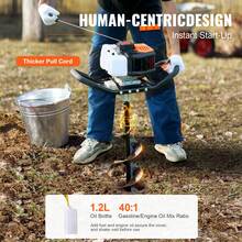 Earth Augers - Orange + Black - View 5