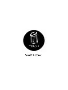 6pcs And Non- Trash Can Labels - Self-Adhesive, Waterproof Stickers, Suitable For Indoor And Outdoor Use, Convenient For Waste Sorting, Trash Can Labels, Garbage Dump Stickers - One Size Fits All - View 15