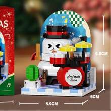 Christmas Band Building Blocks Series, ABS Material, Stage Band Matching, Perfect For Desktop Mini Decor, Gift Recommendation. Girls Gift, Christmas, Halloween, Carnival Party Gift. - Multicolor - View 7