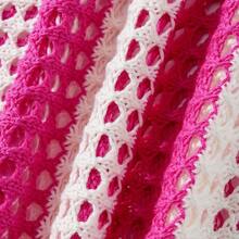 Women Two-Piece Outfits - Hot Pink - View 7