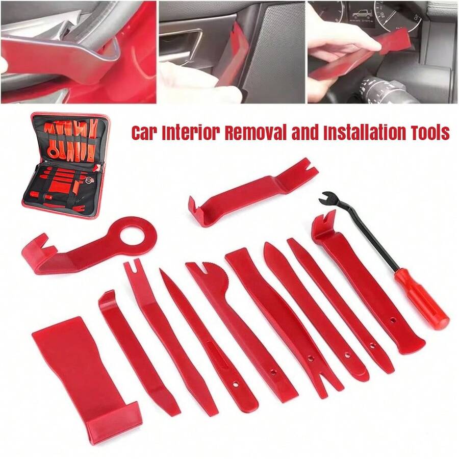 14pcs Car Door Plastic Trim Panel Dash Installation Removal Pry Tool Kit Set - Car Interior Removal Tool - View 1