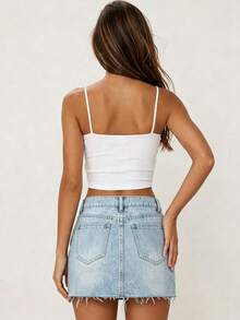 Women Denim Skirts - 2069 - View 5