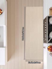 1 buah Karpet Panjang Berpola Geometris Warna Beige, Keset Dapur, Keset Pintu, Serbaguna untuk Kamar Mandi/Dapur/Luar Ruangan/Lorong/Kamar Tidur/Ruang Tamu, Dapat Dicuci dengan Mesin, Mudah Dibersihkan, Karpet Anti Selip, Dekorasi Rumah Musim Gugur untuk Kamar Tidur, Dekorasi Natal Musim Gugur/Musim Dingin - MultiWarna - View 13